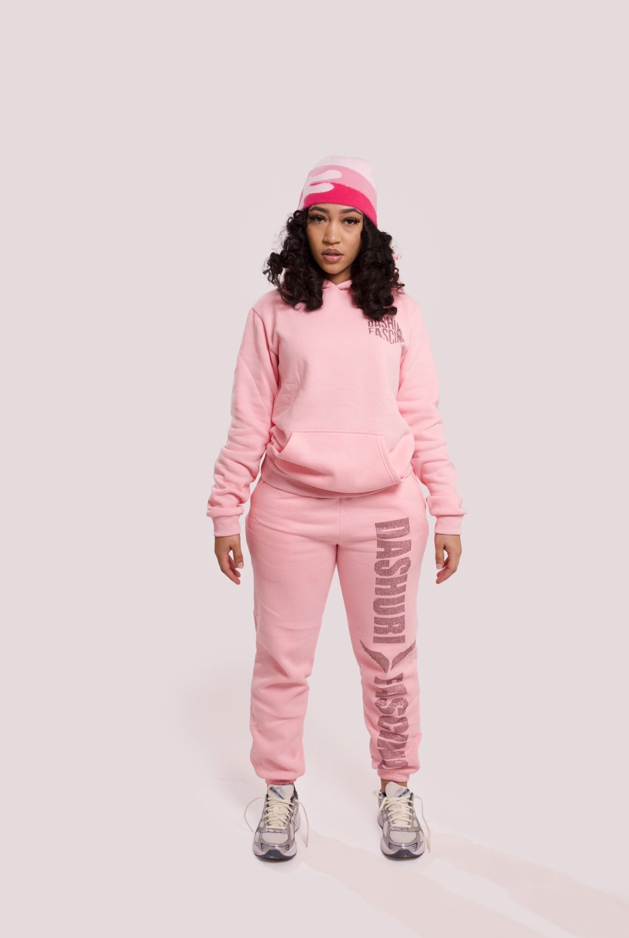 Pink Dashuri Diamond Sweatsuit