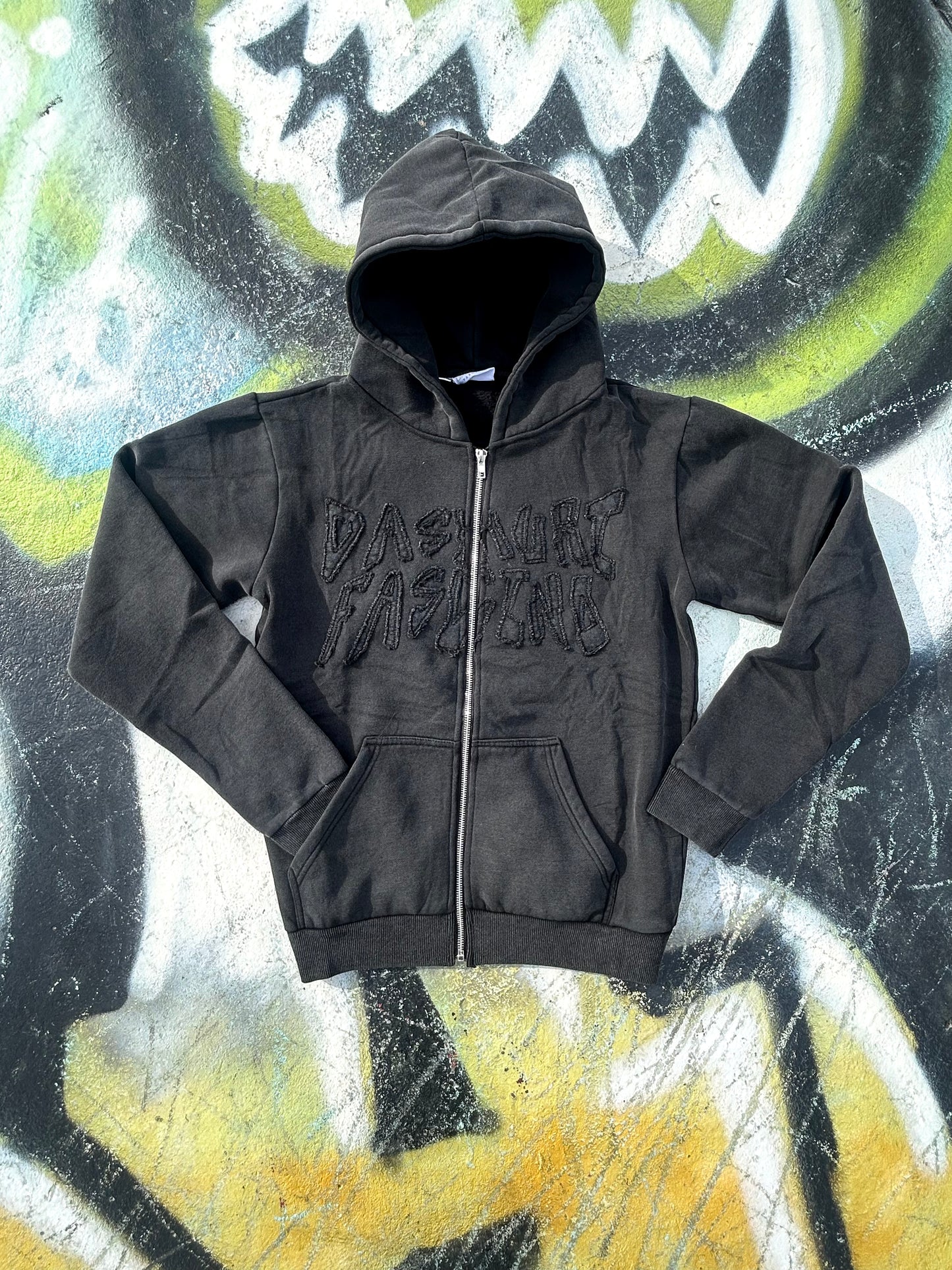 Gray Distressed Dashuri Hoodie