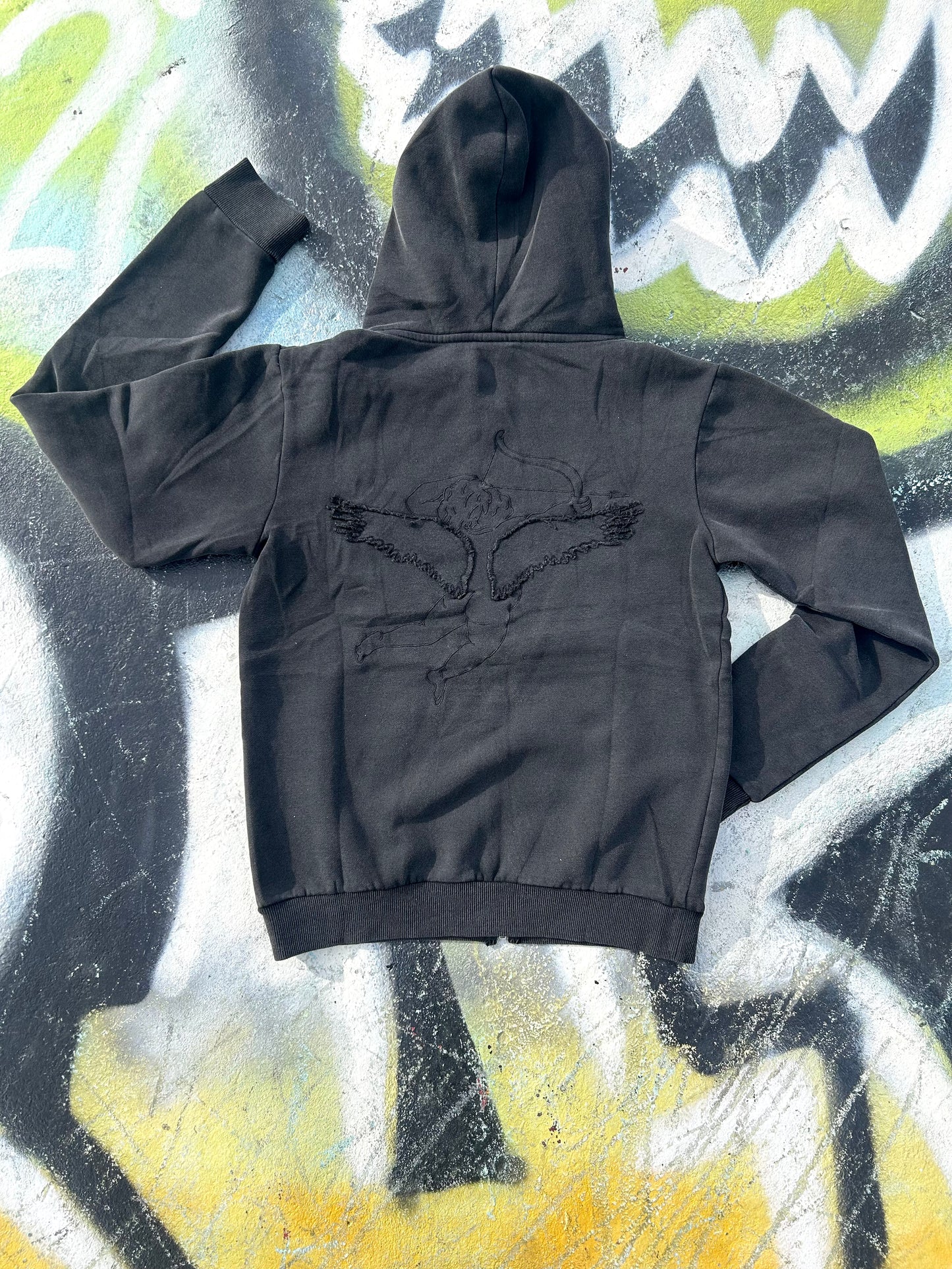 Gray Distressed Dashuri Hoodie