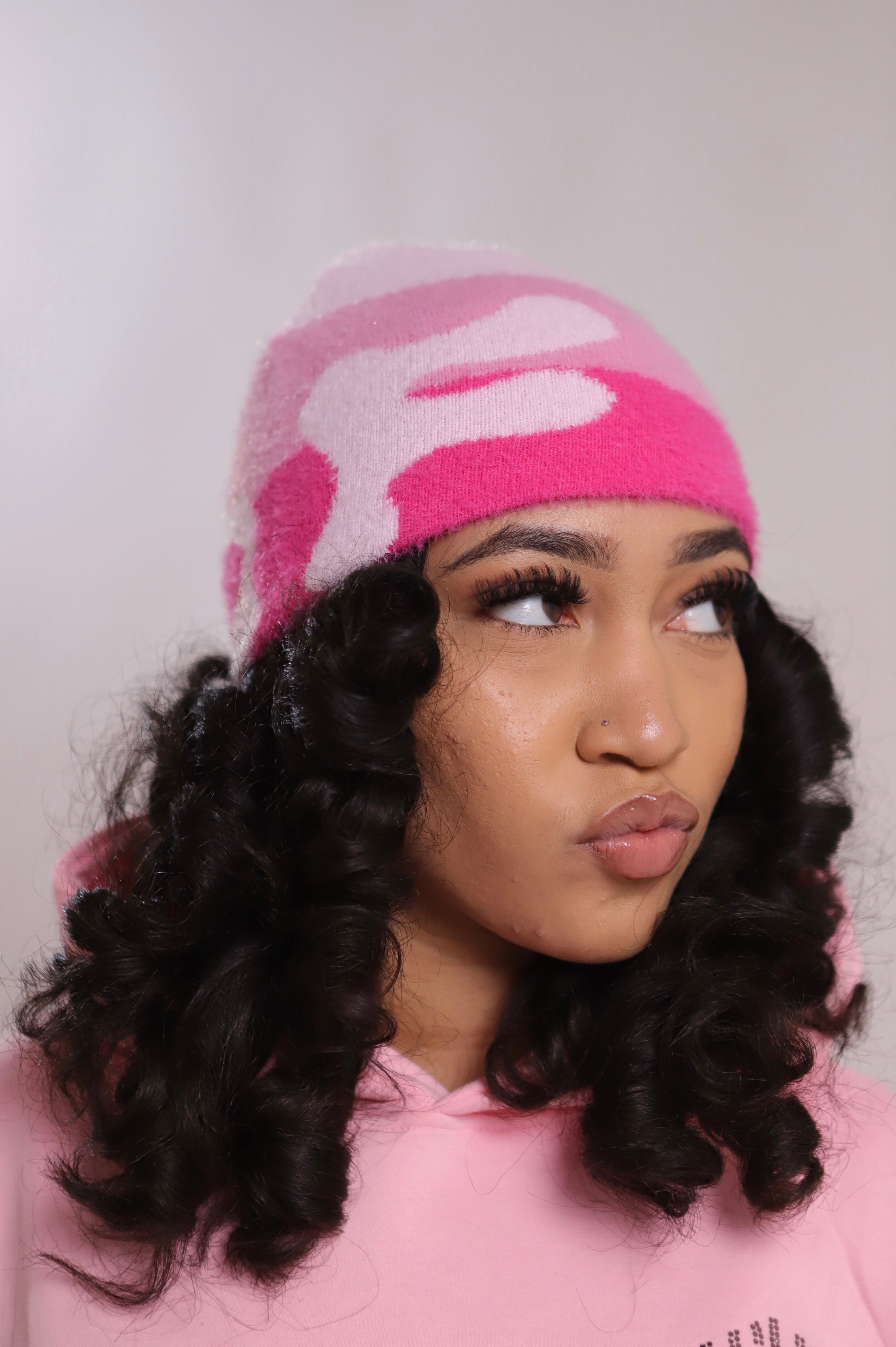 Dalix pink discount camo beanie